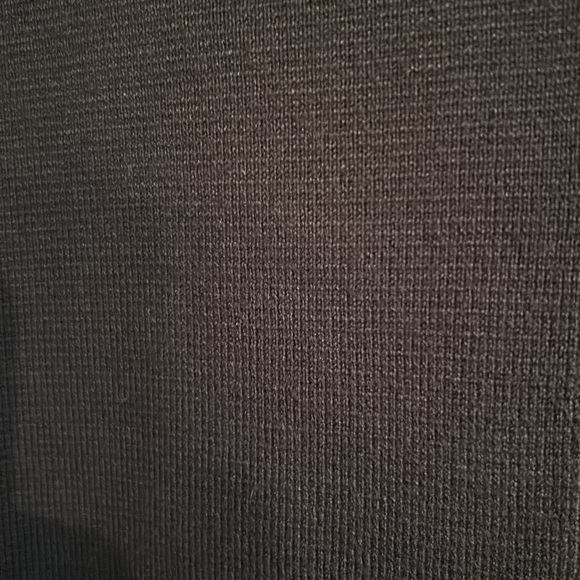 Brand - JM Collection black 3/4 in sleeves with a bell flair with jeweled brooch - Picture 9 of 16